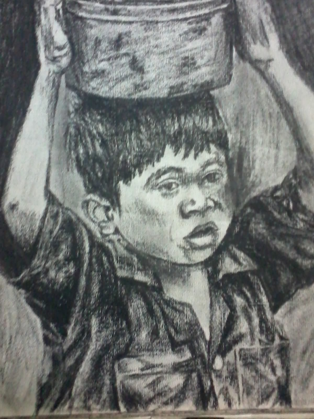 Child Labour Drawing by Sushmita Khosla - Pixels